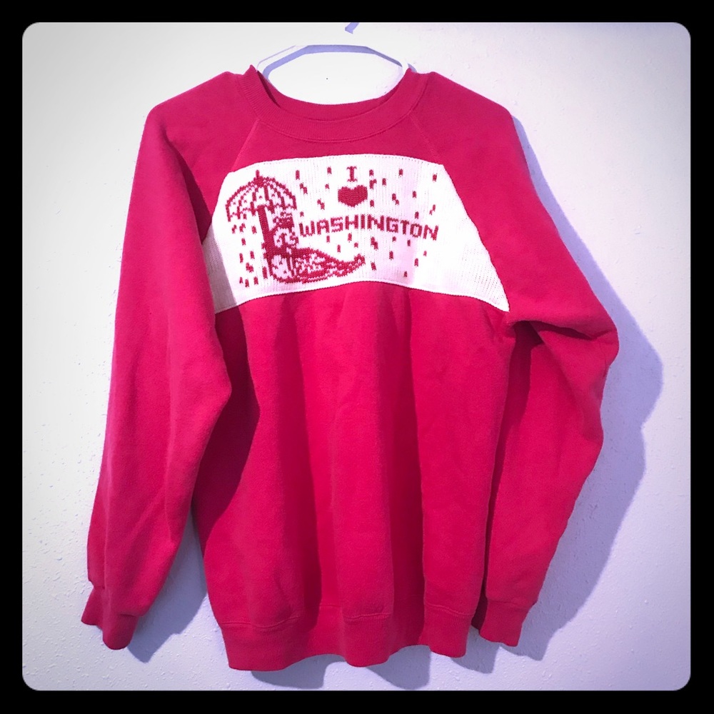 Vintage Twee Washington State Knit/Sweatshirt ☔️ - cute kawaii snail slug 🐌